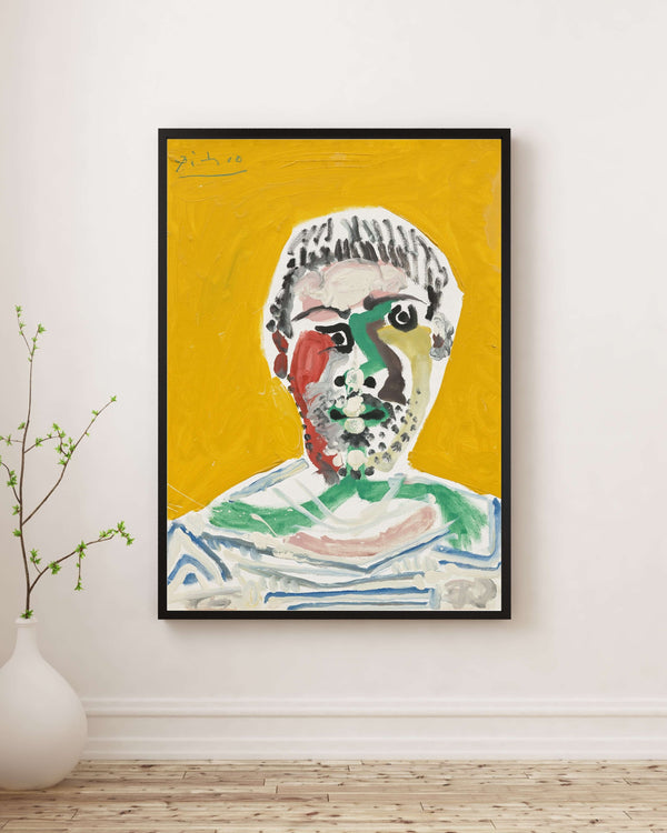 Pablo Picasso - Erkek Büstü Fine Art Baskı