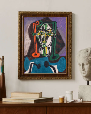 Pablo Picasso - Kadın Büstü çerçeve