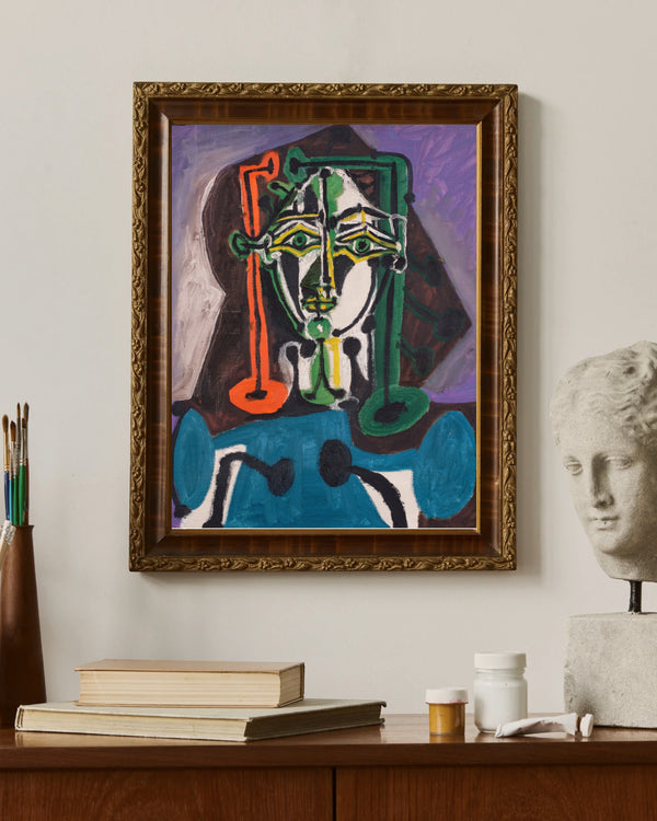 Pablo Picasso - Kadın Büstü çerçeve