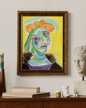Pablo Picasso - Bir Kadının Büstü çerçeve