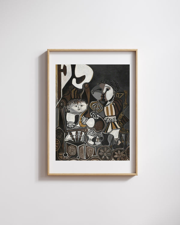 Pablo Picasso - Claude et Paloma fine art baskı