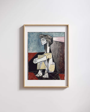 Pablo Picasso - Kolları Çapraz Jacqueline fine art baskı
