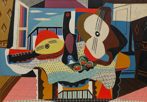 Pablo Picasso - Mandolin ve Gitar tablo