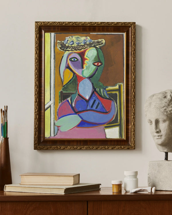 Pablo Picasso - Pencere Kenarında Oturan Kadın