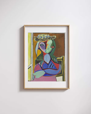 Pablo Picasso - Pencere Kenarında Oturan Kadın