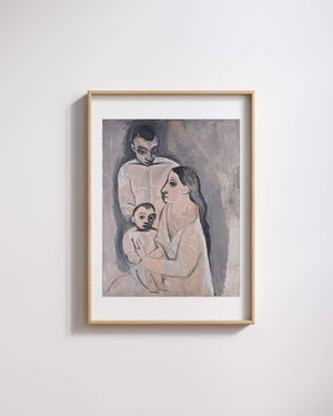 Pablo Picasso - Kadın ve Çocuk Sonbahar fine art baskı