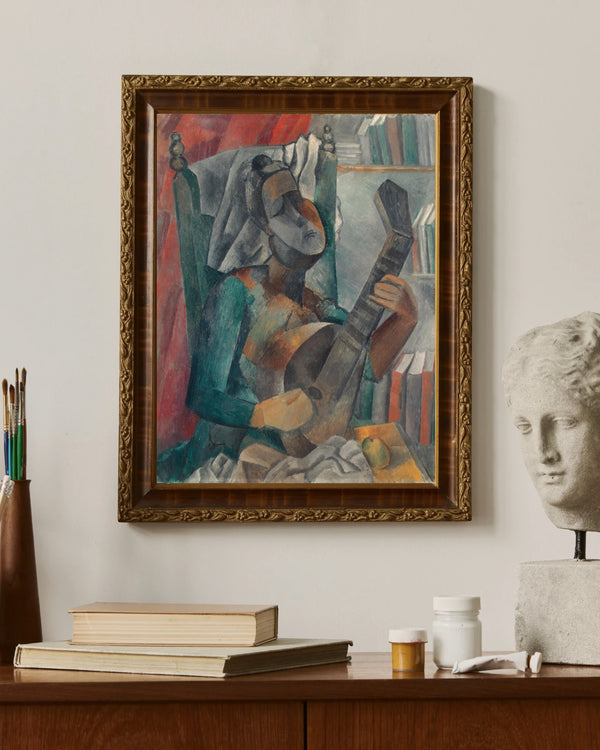 Pablo Picasso - Mandolinli Kadın Çerçeve