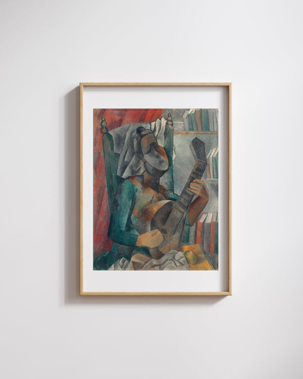 Pablo Picasso - Mandolinli Kadın Fine Art Baskı
