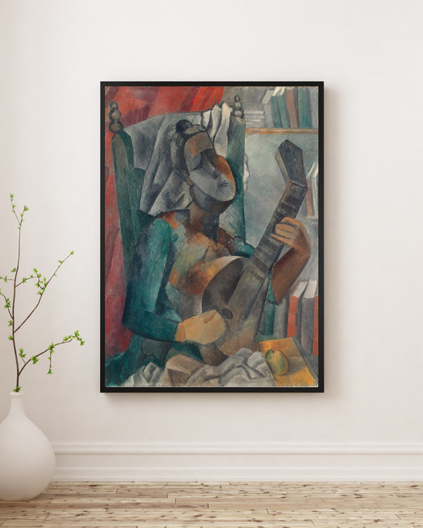 Pablo Picasso - Mandolinli Kadın Poster