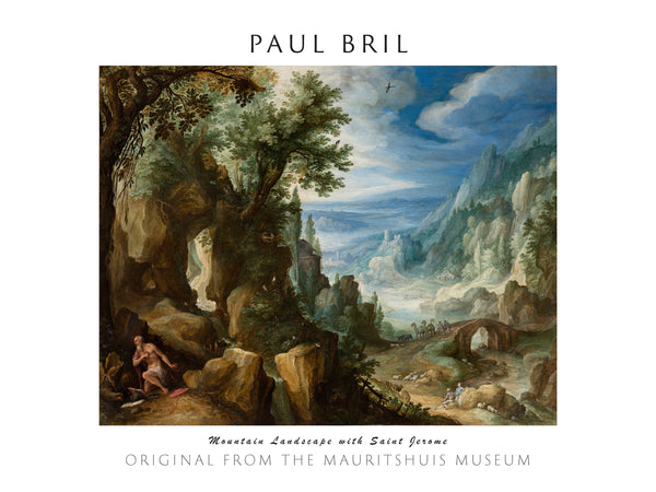 Paul Bril-Aziz Jerome’lu Dağlık Manzara