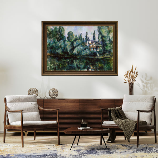 Paul Cézanne - Marne Nehri Kıyıları Fine Art Baskı