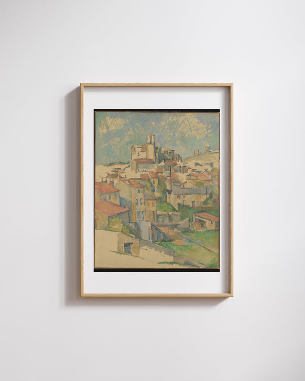 Paul Cézanne - Gardanne Manzarası Fine Art Baskı