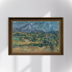 Paul Cézanne - Sainte-Victoire Dağı Poster