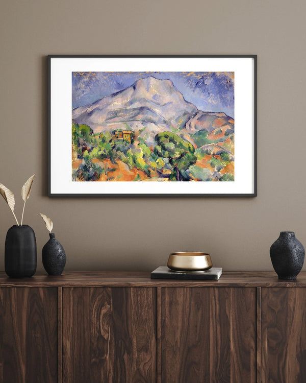 Paul Cézanne - Saint-Victoire Dağı Çerçeve
