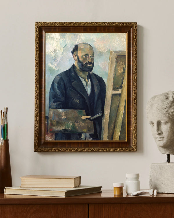 Paul Cézanne - Paletli Otoportre