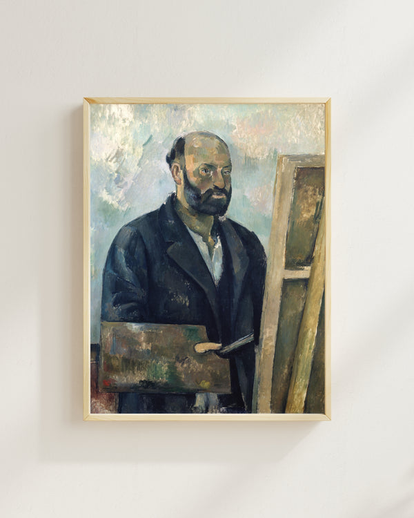 Paul Cézanne - Paletli Otoportre