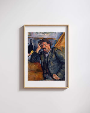 Paul Cézanne - Tütün İçen Adam Fine Art Baskı