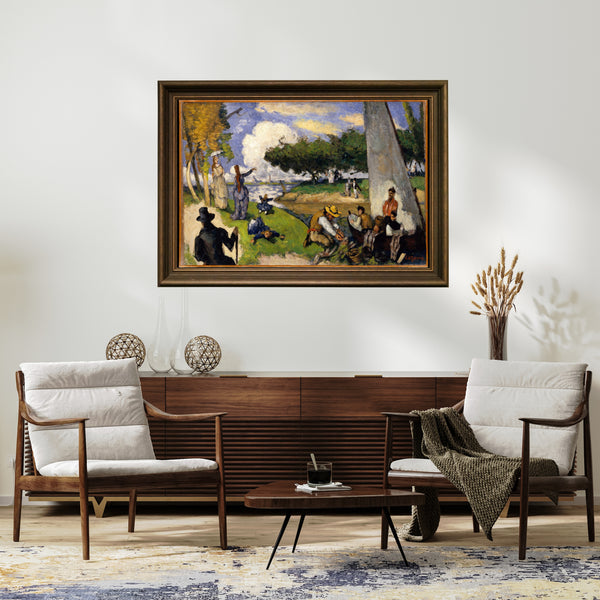 Paul Cézanne - Balıkçılar Çerçeve