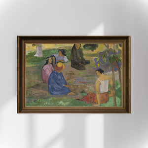 Paul Gauguin - Konuşma Poster