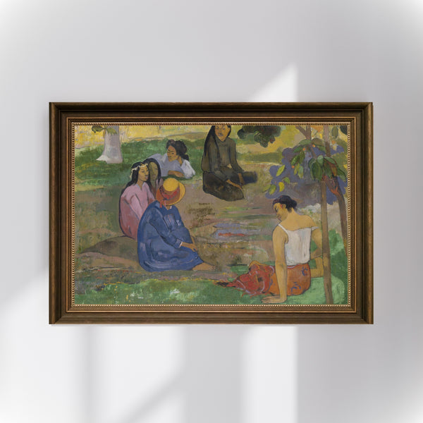 Paul Gauguin - Konuşma Poster