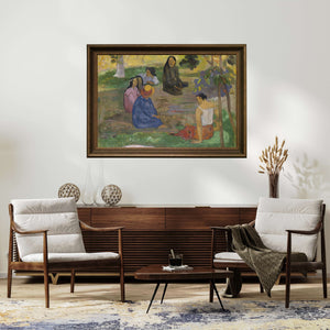 Paul Gauguin - Konuşma Fine Art Baskı