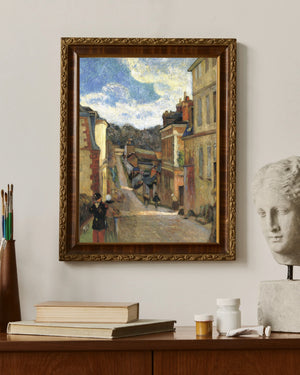 Paul Gauguin - Rouen’de Rue Jouvenet Fine Art Baskı