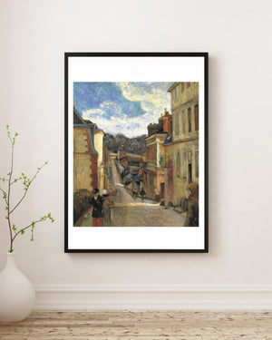 Paul Gauguin - Rouen’de Rue Jouvenet Fine Art Baskı