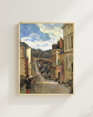 Paul Gauguin - Rouen’de Rue Jouvenet Fine Art Baskı