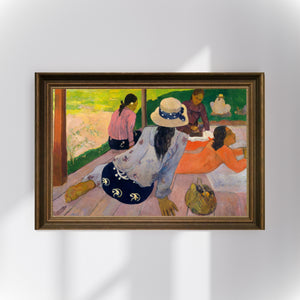 Paul Gauguin - Öğle Uykusu Poster