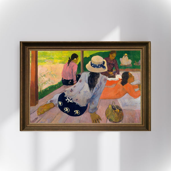 Paul Gauguin - Öğle Uykusu Poster