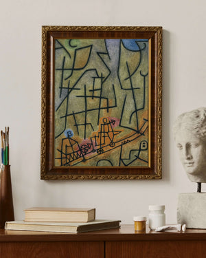 Paul Klee - Dağın Fethi çerçeve