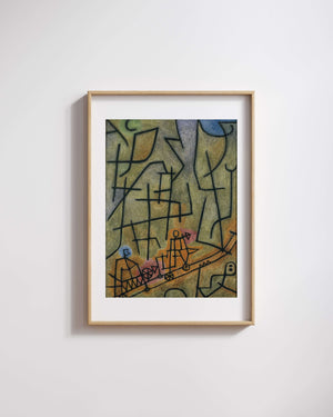 Paul Klee - Dağın Fethi fine art baskı
