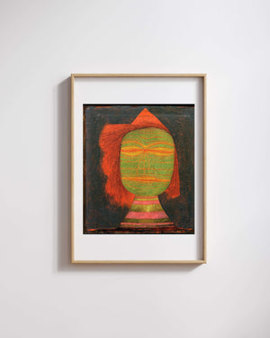 Paul Klee - Bir Adamın Başı fine art baskı