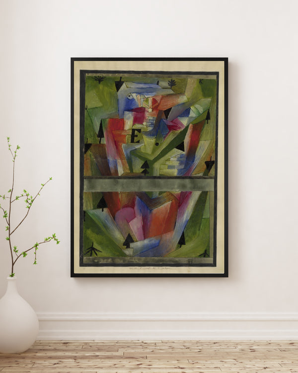 Paul Klee - E. Yakınlarında Manzara poster