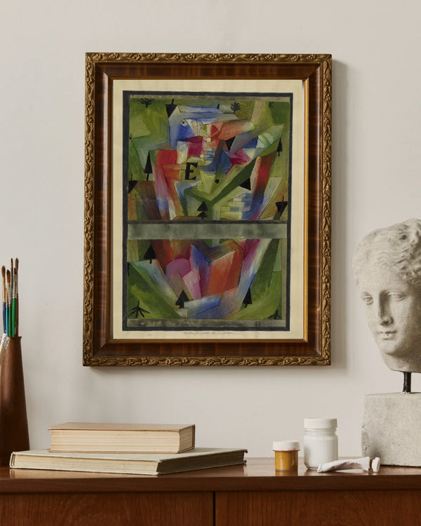 Paul Klee - E. Yakınlarında Manzara çerçeve