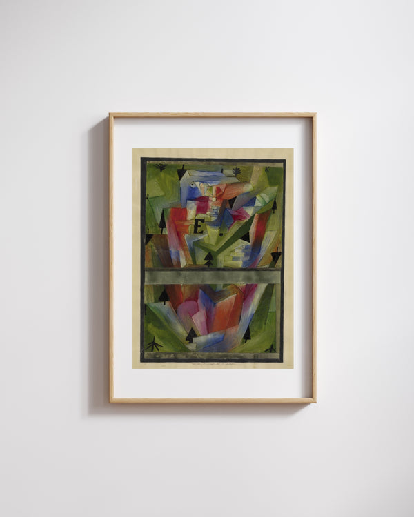 Paul Klee - E. Yakınlarında Manzara fine art baskı