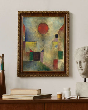 Paul Klee - Kırmızı Balon Fine Art Baskı