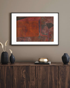 Paul Klee - Kırmızı Ev çerçeve