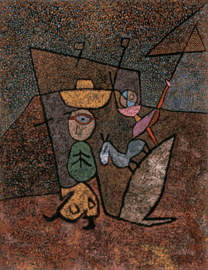 Paul Klee - Gezici Sirk fine art baskı