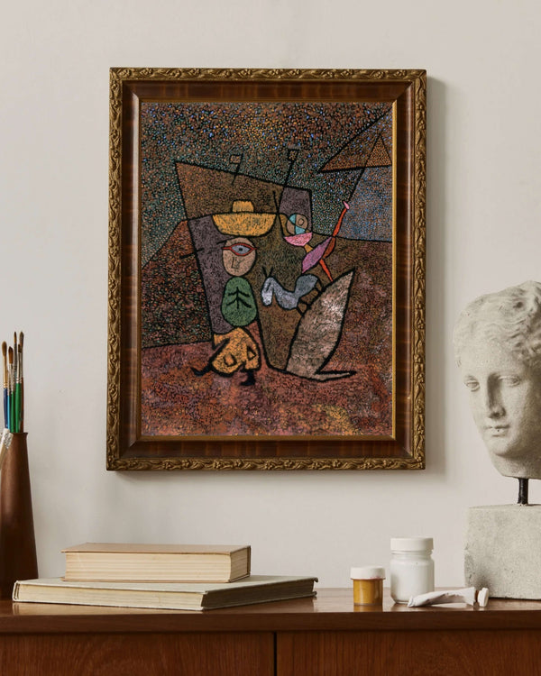 Paul Klee - Gezici Sirk fine art baskı