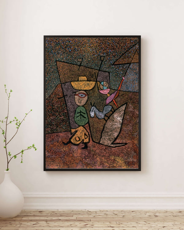 Paul Klee - Gezici Sirk fine art baskı