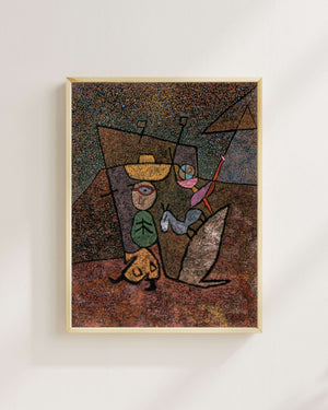 Paul Klee - Gezici Sirk fine art baskı
