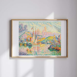Paul Signac - Cherbourg - Fort du Roule Fine Art Baskı