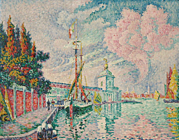 Paul Signac - Venedik Gümrük Binası