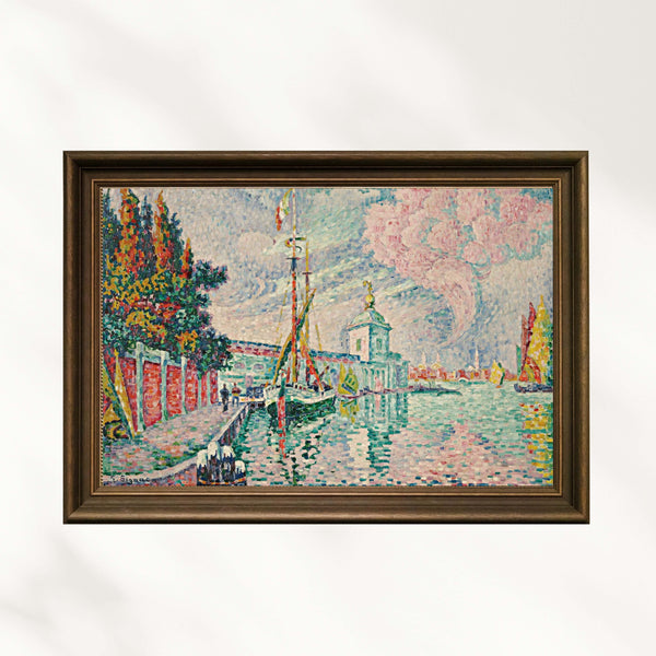 Paul Signac - Venedik Gümrük Binası