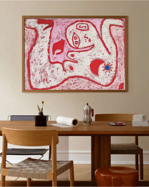 Paul Klee - Tanrılar İçin Bir Kadın Fine Art Baskı
