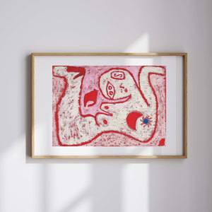 Paul Klee - Tanrılar İçin Bir Kadın Fine Art Baskı