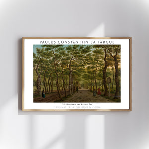 Paulus Constantijn la Fargue - Haagse Bos’taki Herepad Yolu poster