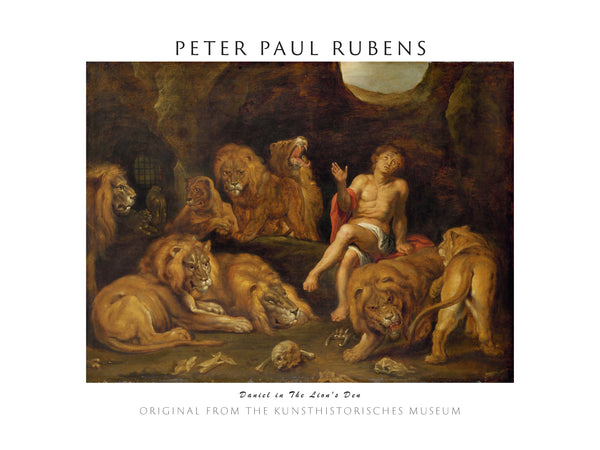 Peter Paul Rubens - Aslanların Çukurunda Daniel