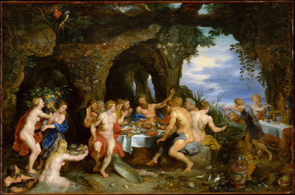 Peter Paul Rubens - Jan Brueghel the Elder - Acheloüs'ün Şöleni Tablo